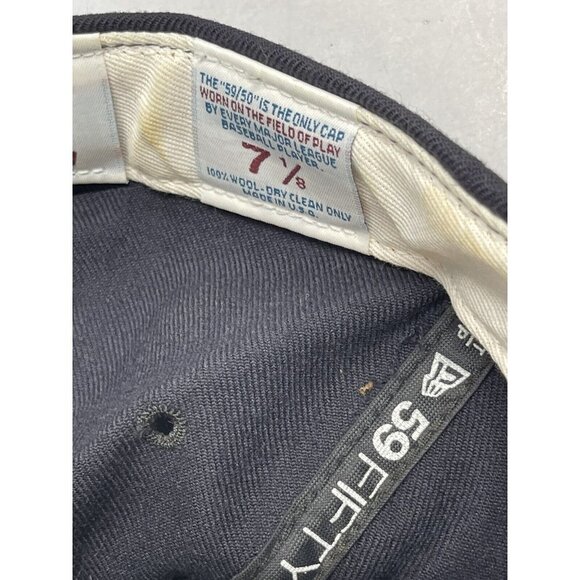 New York Yankees 1999 World Series Patch New Era 59Fifty fitted hat cap 7 1/8 - Picture 6 of 8